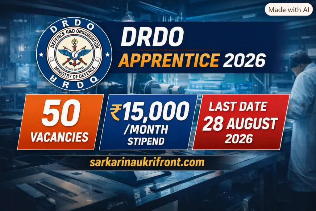 DRDO HEMRL Apprentice Recruitment 2026