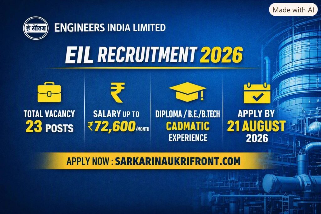 Engineers India Limited Recruitment 2026