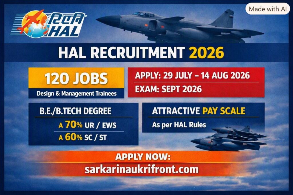 HAL Design Management Trainees Job 2026