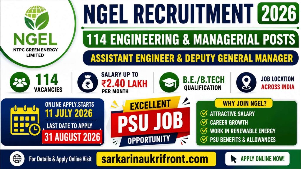 NGEL Recruitment 2026