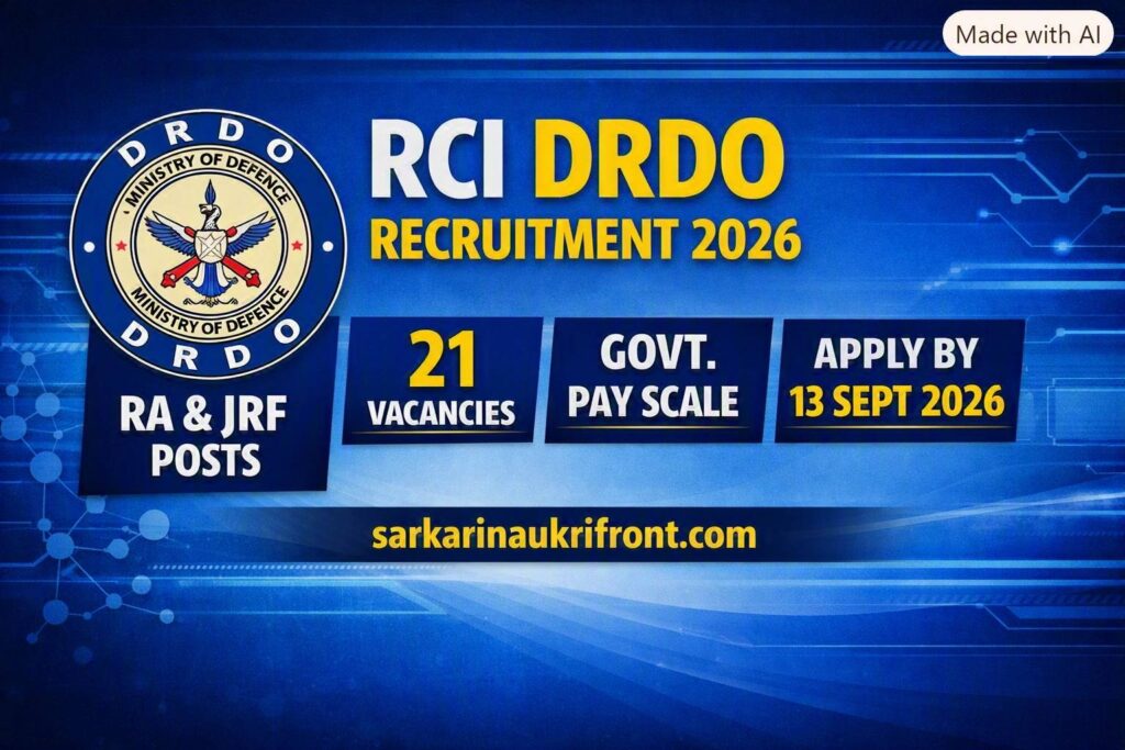 RCI DRDO Recruitment 2026